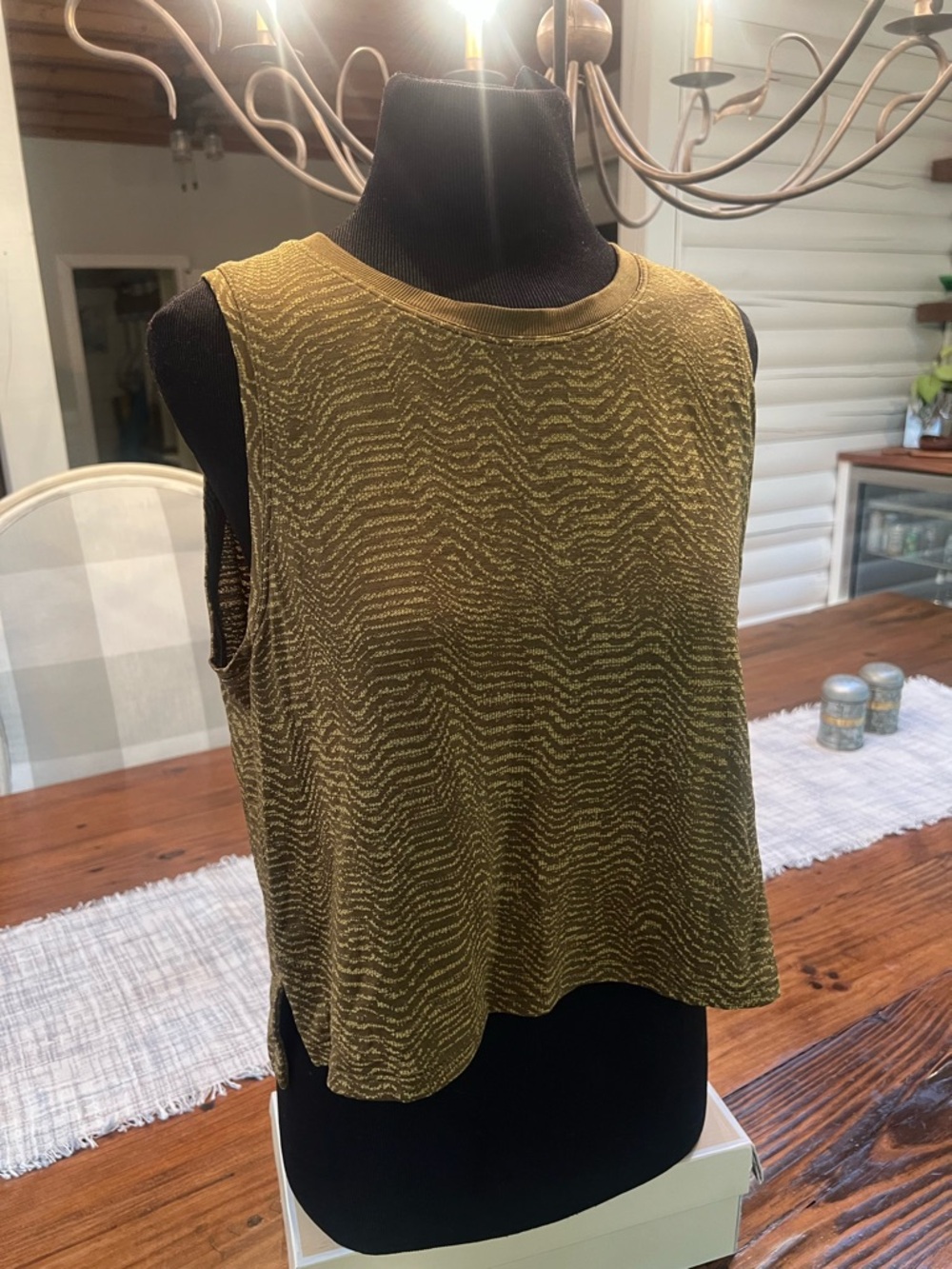 Lululemon Olive Green Tank Top
